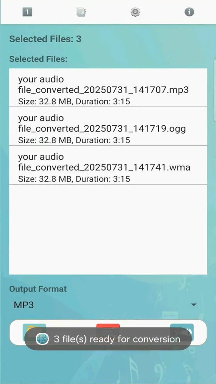 Multi Audio Converter screenshot