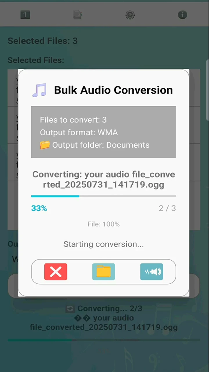 Multi Audio Converter screenshot